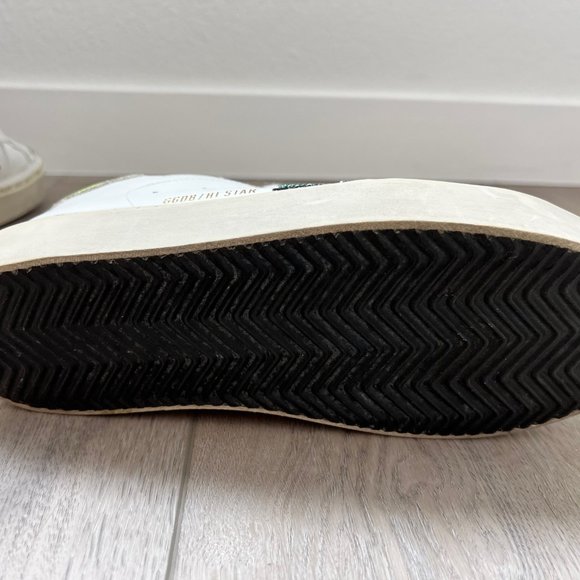Golden Goose Hi Star Leather & Haircalf Sneakers - Picture 10 of 11